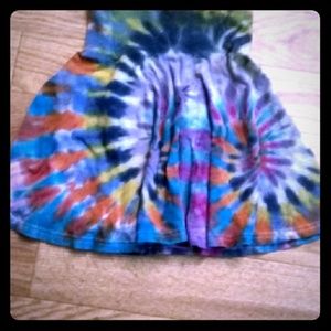 Tie die skirt